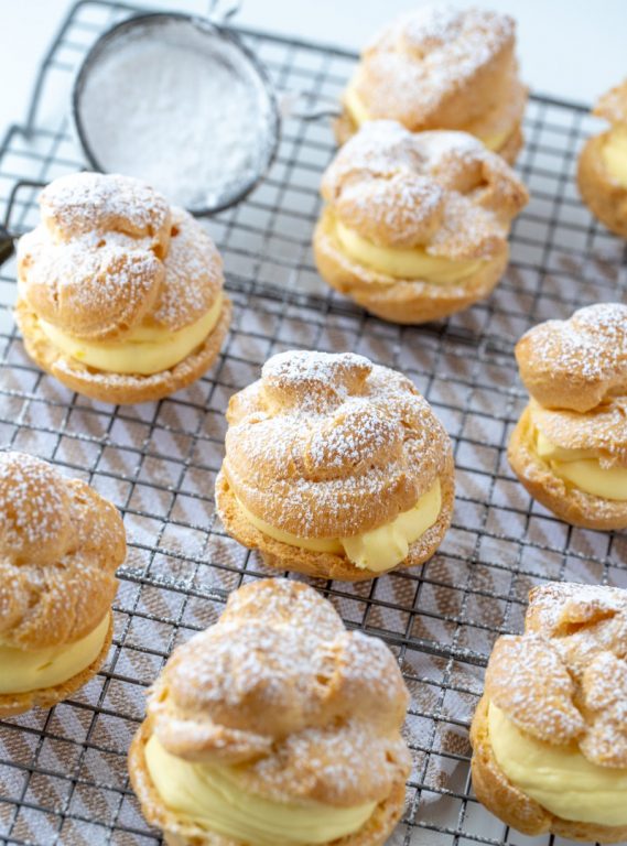 different fillings for cream puffs